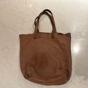 Baggu Brown Miller Leather Tote Bag